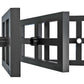 Realnique Black 4x4 Picture Frames [8 pack] Patented wall-mounted socket enables quick frame changing, rotating, and floating off-wall appearance. Front loading square photo frames.